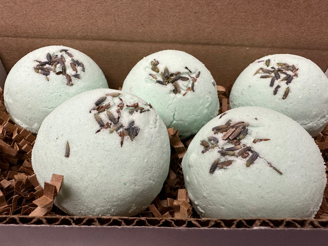 Aromatherapy Bath Bombs with Botanical Sets