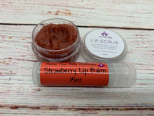Flavored Lip Scrub and Lip Balm Set