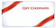 Gift Certificates $ Value Amount
