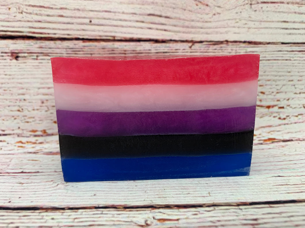 Genderfluid Pride Soap